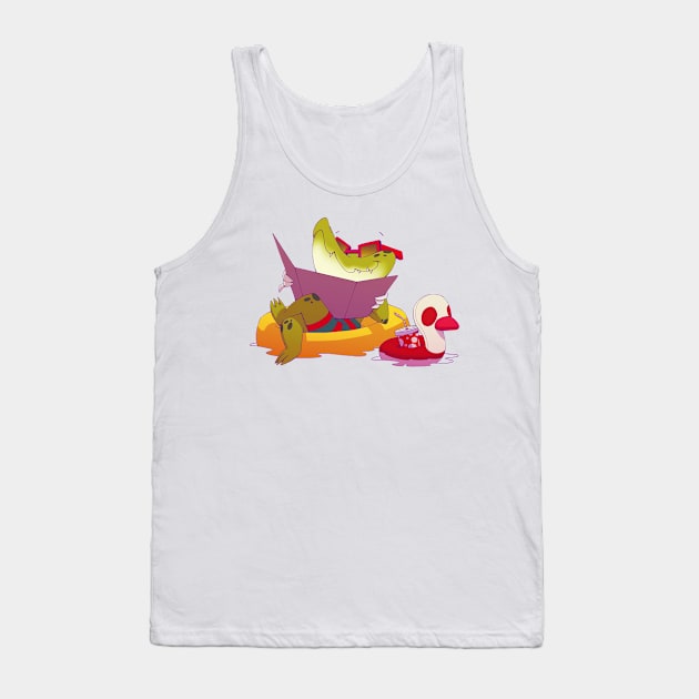 Nile crocodile Tank Top by PaulaBS